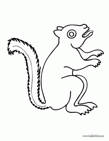 Print Squirrel Prehispanic Coloring Page Source Dg Hd | ViolasGallery.