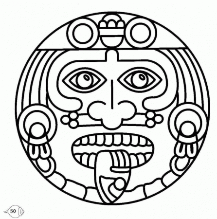 Mayan Coloring Pages | 99coloring.com