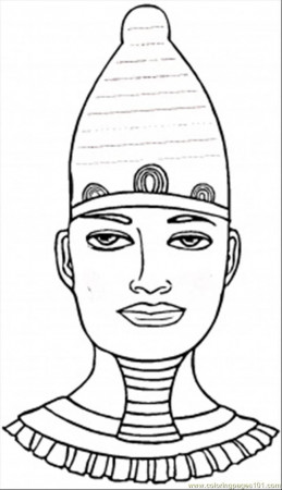 Coloring Pages Egyptian Pharaoh (Countries > Egypt) - free 