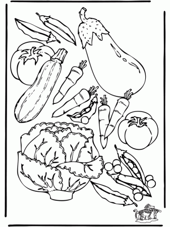 Fruit And Vegetable Coloring Pages For Kids 43 | Free Printable 