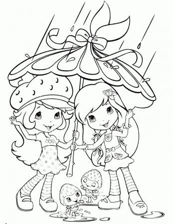 Strawberry Shortcake Coloring Page 20 | coloring pages