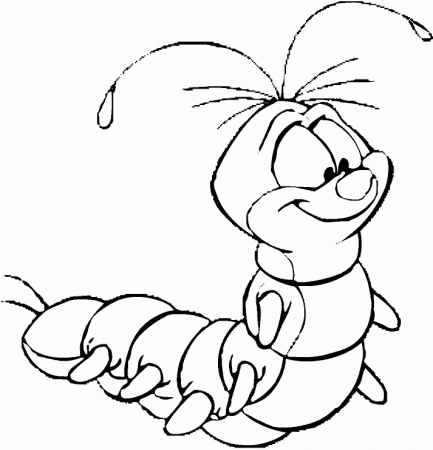 Caterpillar Coloring Page | Coloring Pages