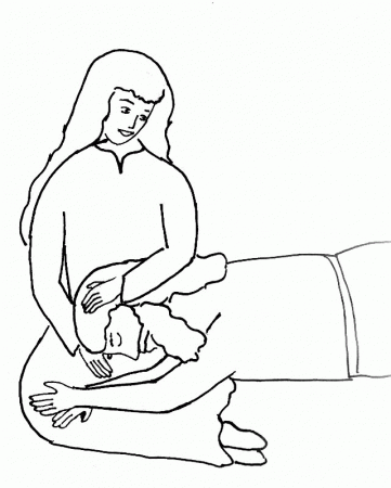 Bible Story Coloring Page for Samson and Delilah | Free Bible 
