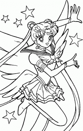 Sailor Moon Coloring Book Scans - Sailor Moon Coloring Pages 