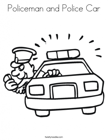 Police Car Coloring Pages | Coloring Pages