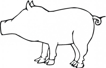 Pig Coloring Page - Free Coloring Pages For KidsFree Coloring 