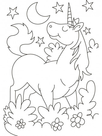 Unicorn Coloring Pages