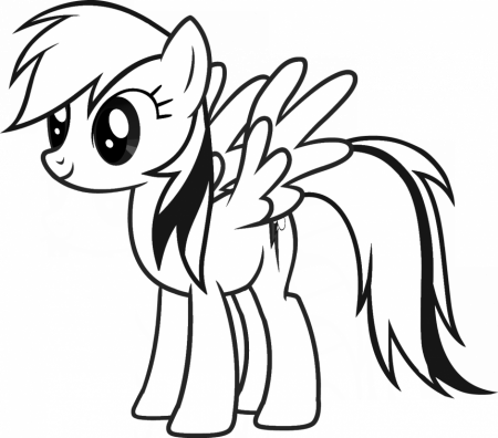 Sew Fantastic Rainbow Dash 42562 Make A Picture Into A Coloring Page