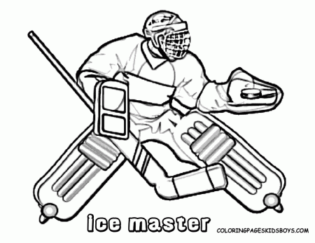 Hockey Coloring Pages | Coloring Pages