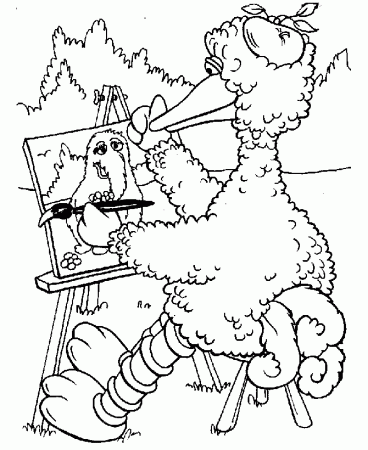 Sesame Street Coloring Pages - Free Printable Coloring Pages 