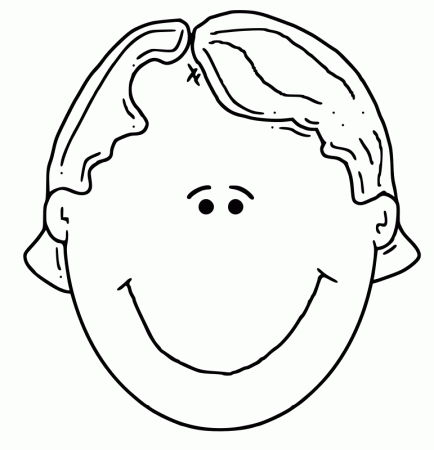 Boy Coloring Pages 2 | Coloring Lab