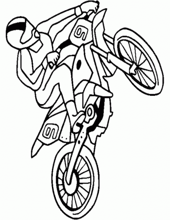 dirdirt dirt biking Colouring Pages (page 2)