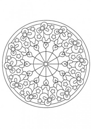 free kaleidoscope coloring pages