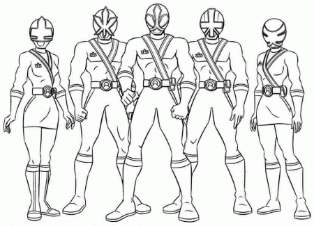 power rangers coloring pages : Printable Coloring Sheet ~ Anbu 