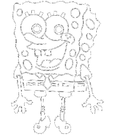 Spongebob Squarepants Coloring Pages Nickelodeon | Alfa Coloring 