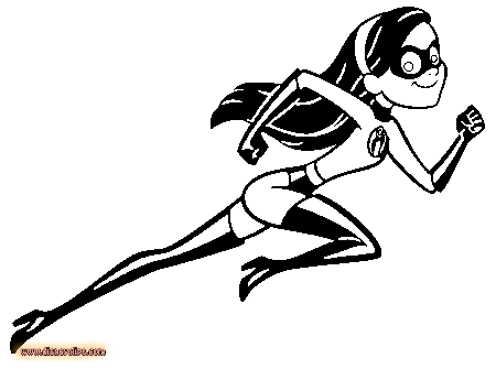 The Incredibles Coloring Pages - Disney Kids' Games