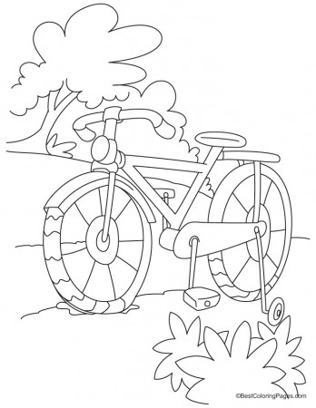 Bicycle safety, paragraph Colouring Pages (page 2)